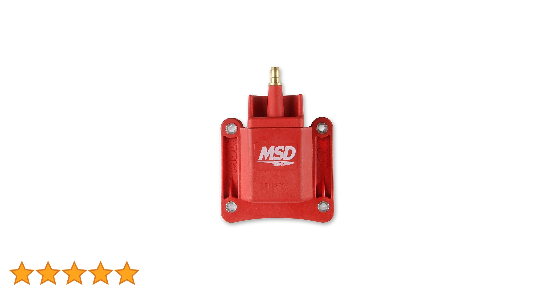 MSD MSD-8202 ブラスター2 イグニッションコイル レッド MSD ブラスター2 (BLASTER) イグニッションコイル 8202 6A 6AL